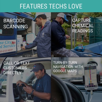 Service techs love the Evosus Mobile Service app.