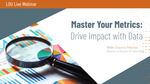 master your metrics Live webinar 