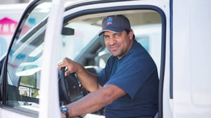 Service Tech in service van