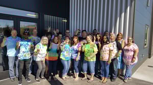 The Evosus Staff from the 2017 spirit week. 